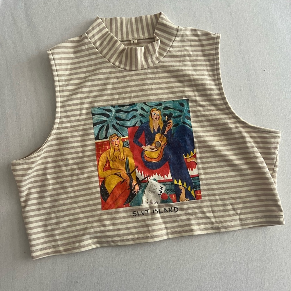 Cropped Fashion Brand Company Tank